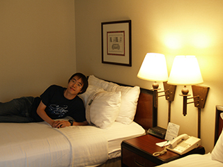 07-04-1 We stayed in a hotel near CMU